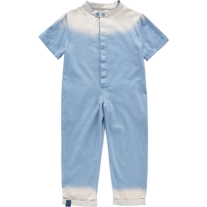 Chambray Mechanic Jumpsuit - Blue Chambray - Jumpsuit