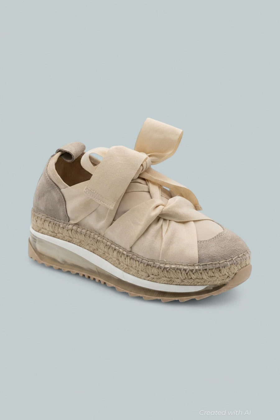 Chapmin Espadrille Sneakers Shoes - Ivory - Flats
