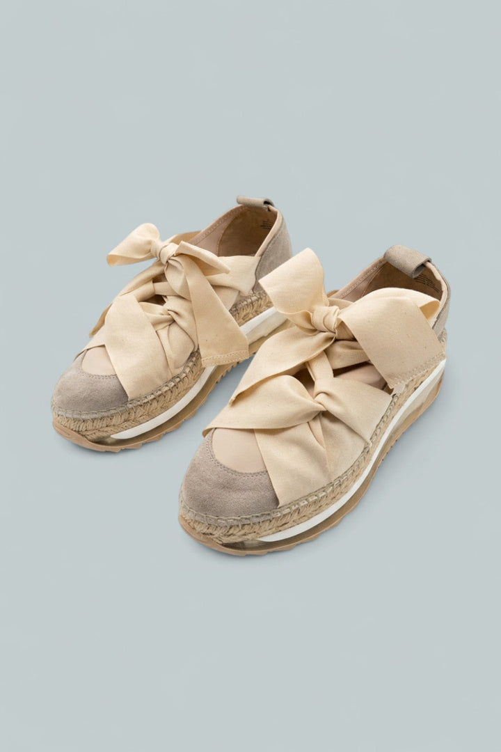 Chapmin Espadrille Sneakers Shoes - Ivory - Flats