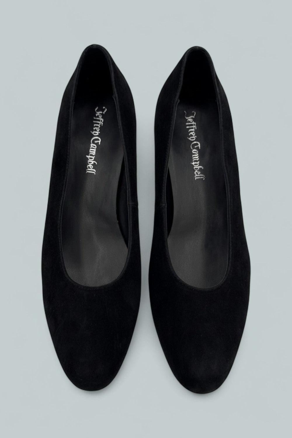 Chapters Platform Pumps - Black Suede - 8 - Pumps