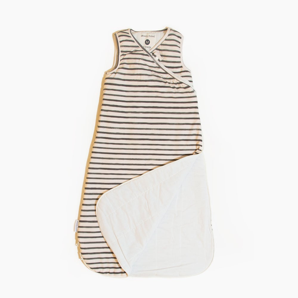 Charcoal Stripes Blanket Sleeper - Swaddle - Baby