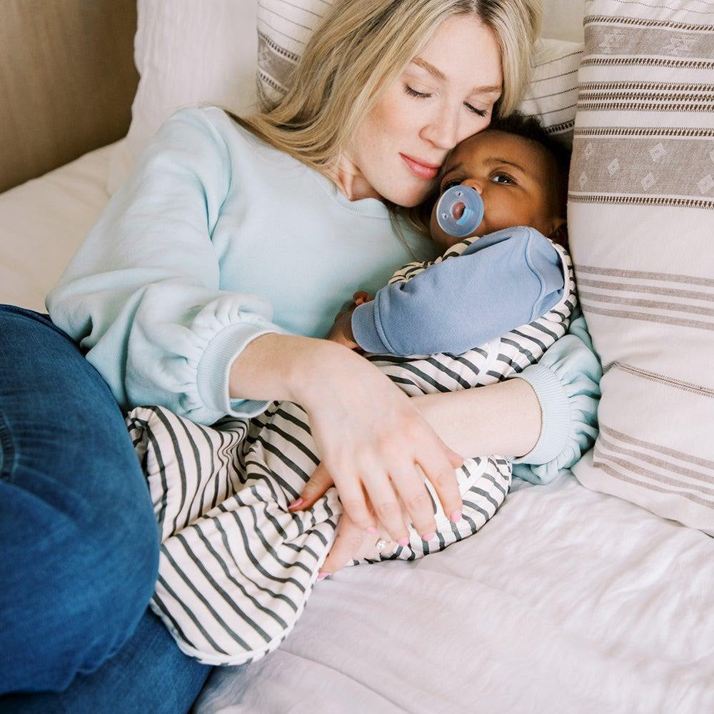 Charcoal Stripes Blanket Sleeper - Swaddle - Baby