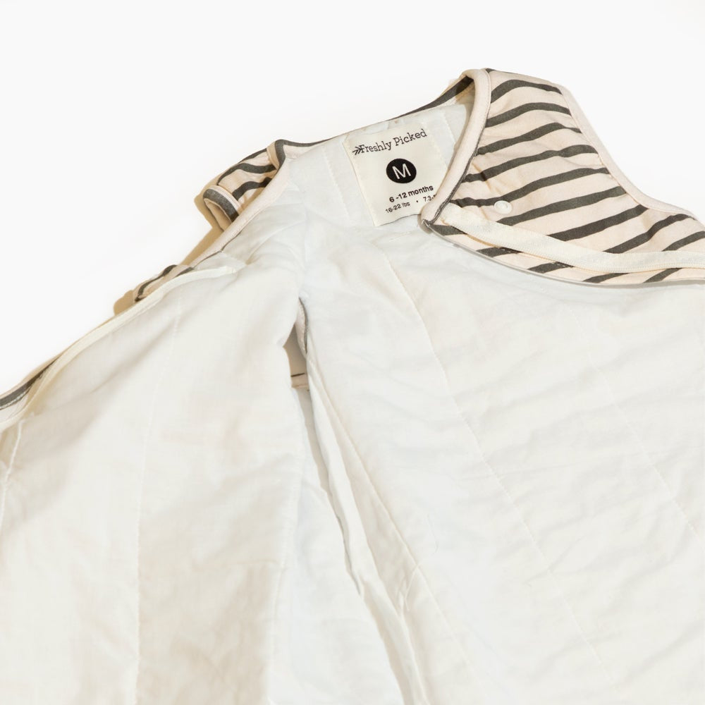 Charcoal Stripes Blanket Sleeper - Swaddle - Baby