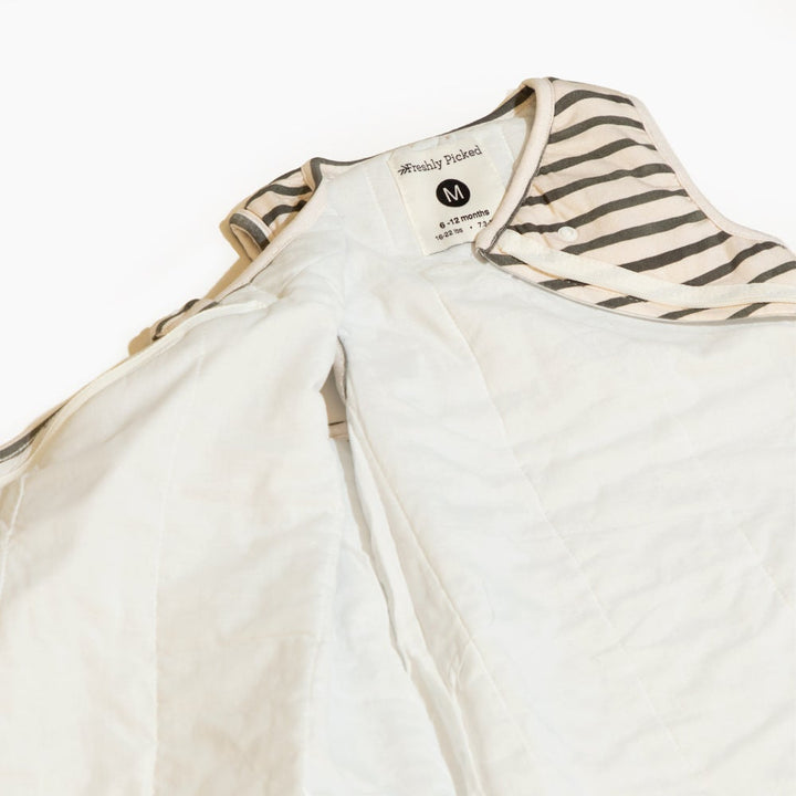 Charcoal Stripes Blanket Sleeper - Swaddle - Baby