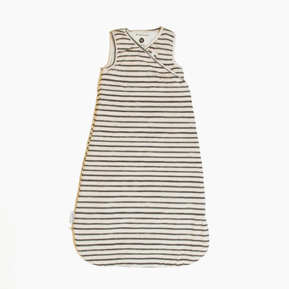 Charcoal Stripes Blanket Sleeper - Swaddle - Baby