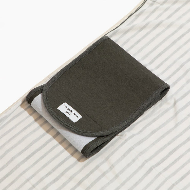 Charcoal Stripes Swaddle II - Swaddle - Baby