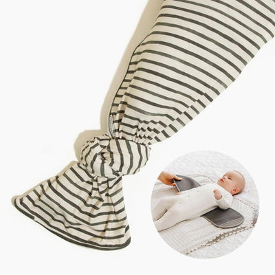 Charcoal Stripes Swaddle II - Swaddle - Baby
