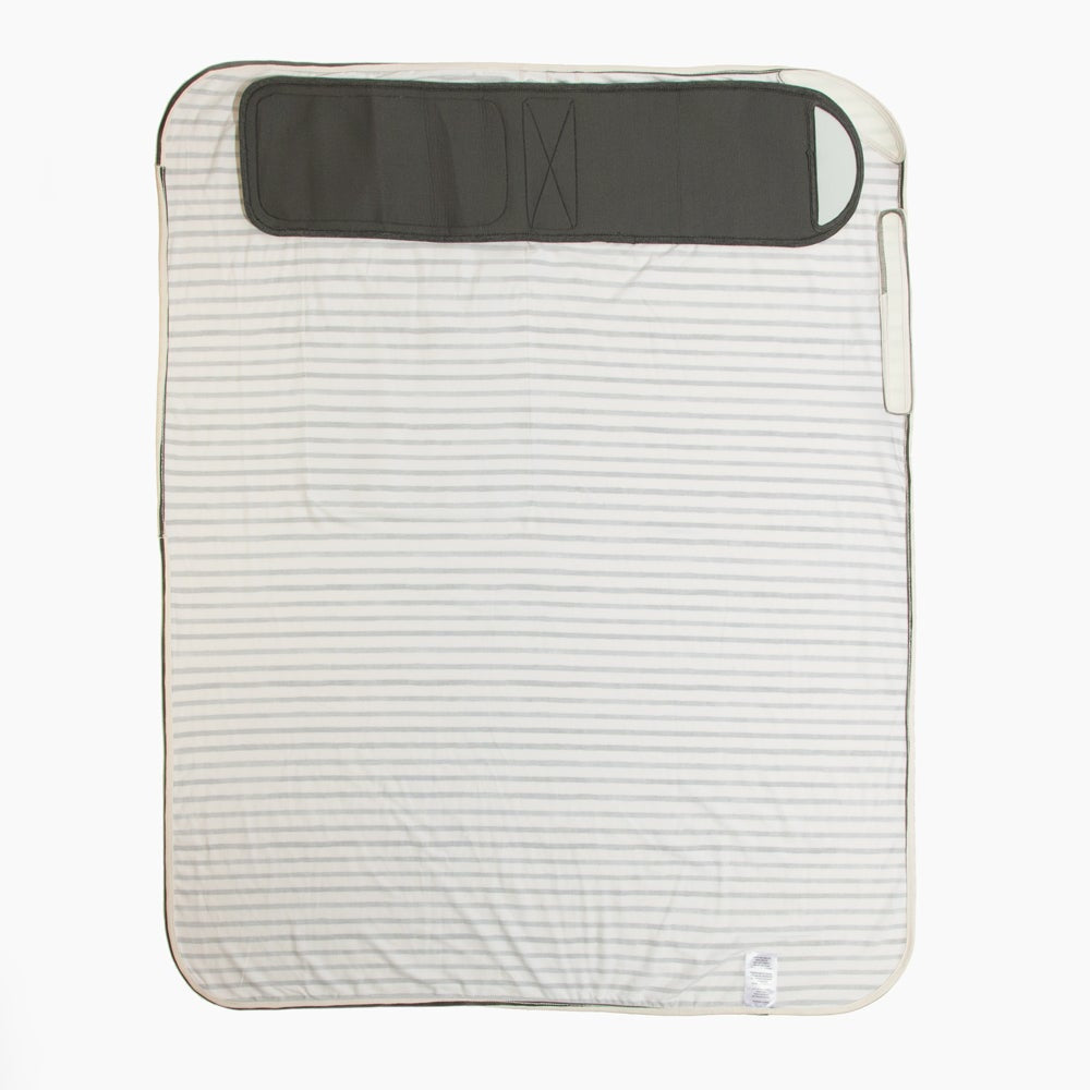 Charcoal Stripes Swaddle II - Swaddle - Baby