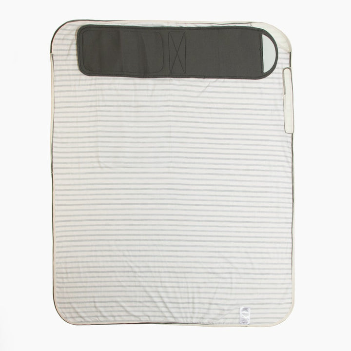 Charcoal Stripes Swaddle II - Swaddle - Baby
