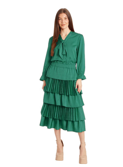 Charlotte Skirt - Emerald - Medium - Dresses
