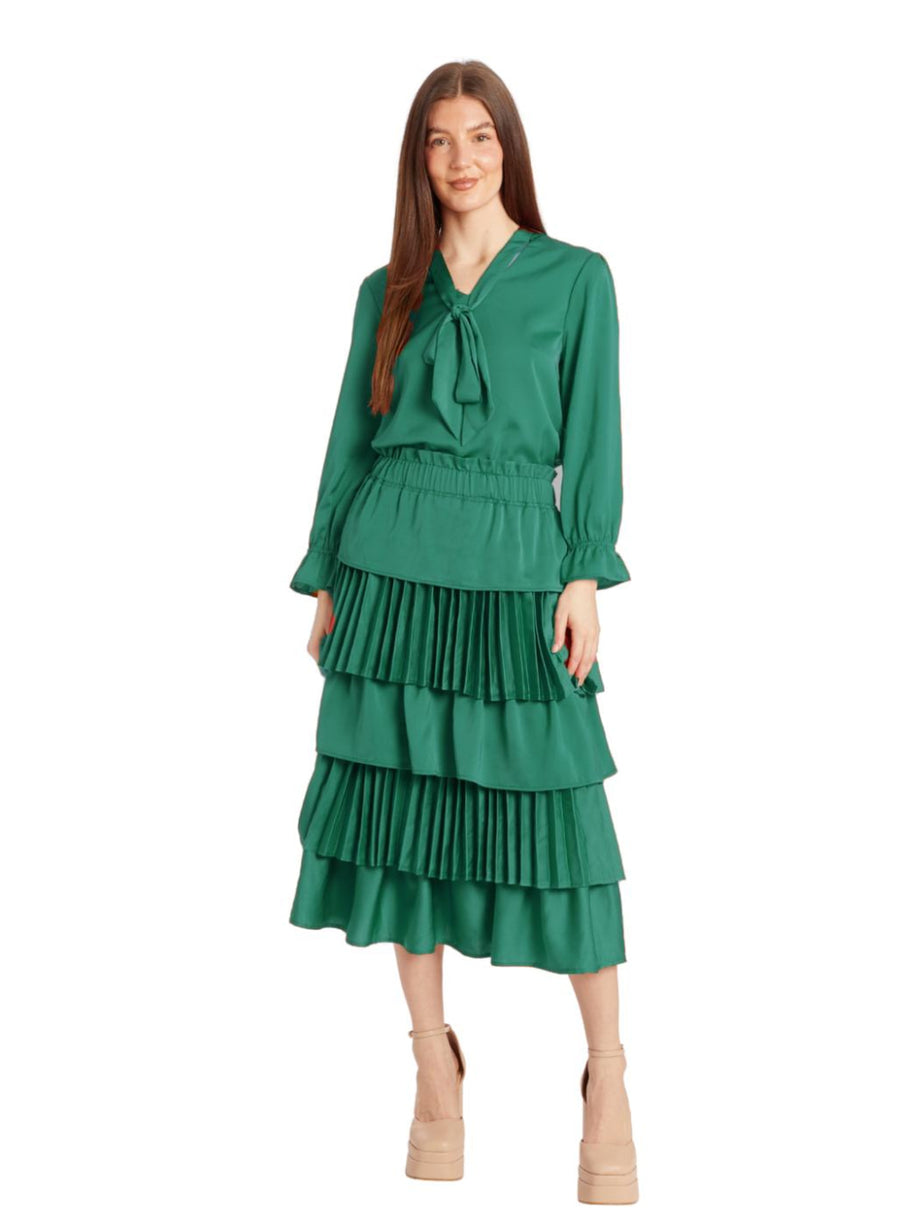 Charlotte Skirt - Emerald - Medium - Dresses