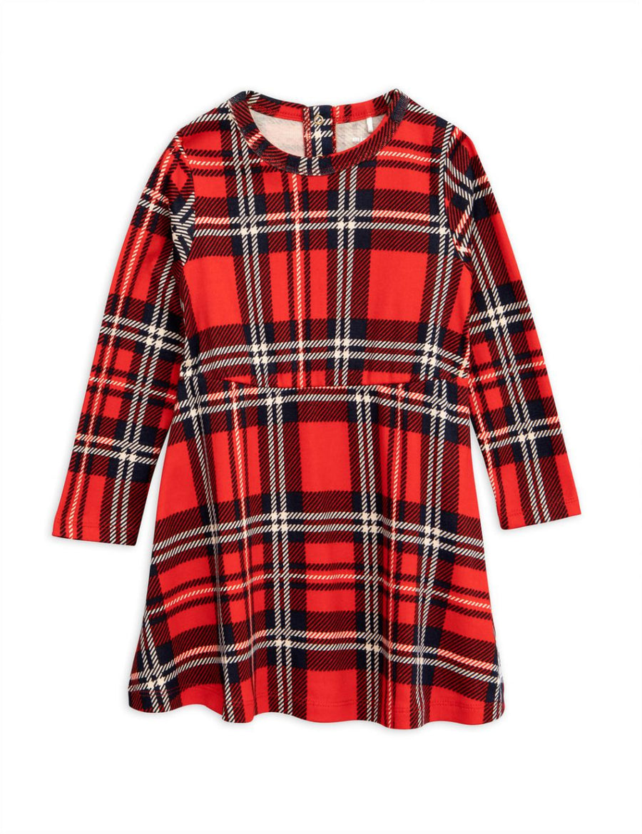 Check Dress - Red - Dresses