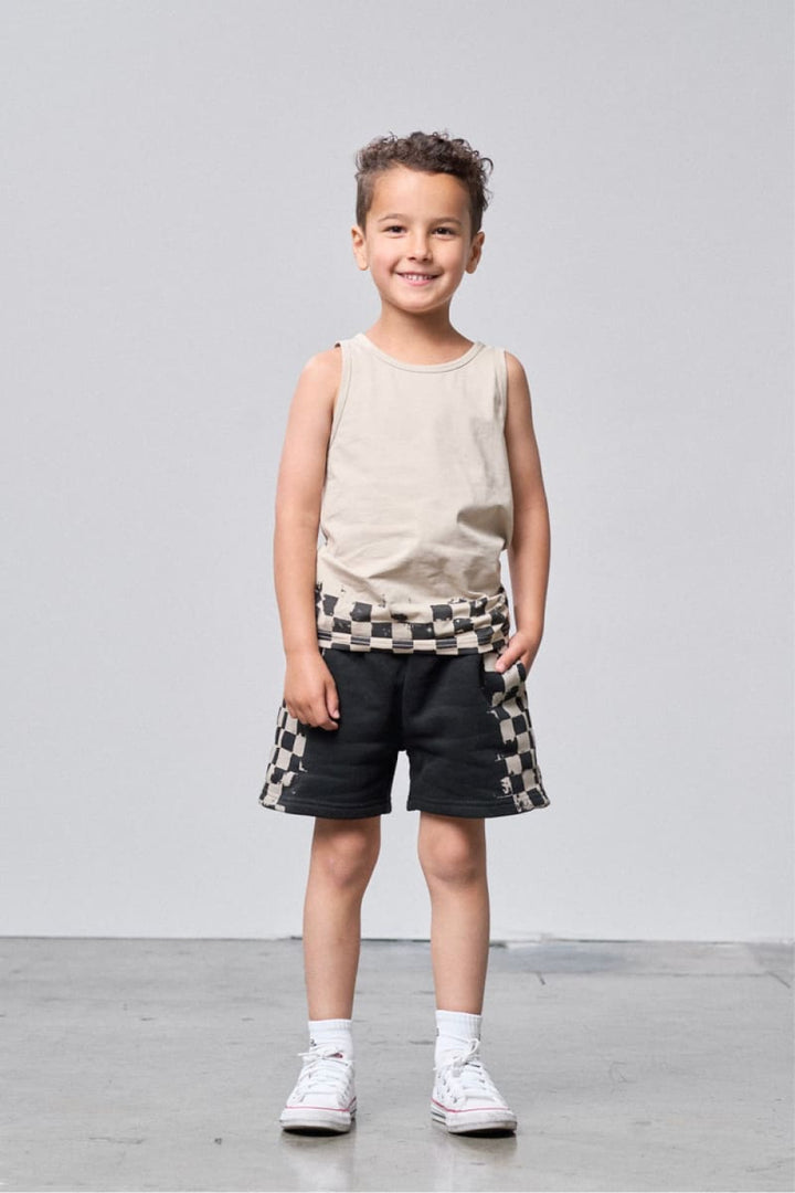 Checkered Tank - Tank Top