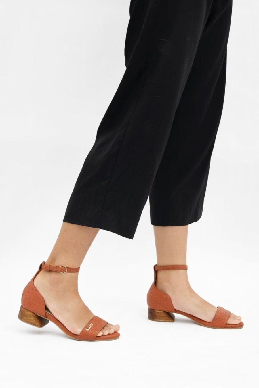 Chicago Ankle Strap Heels - Canela - EU 37 - Heels