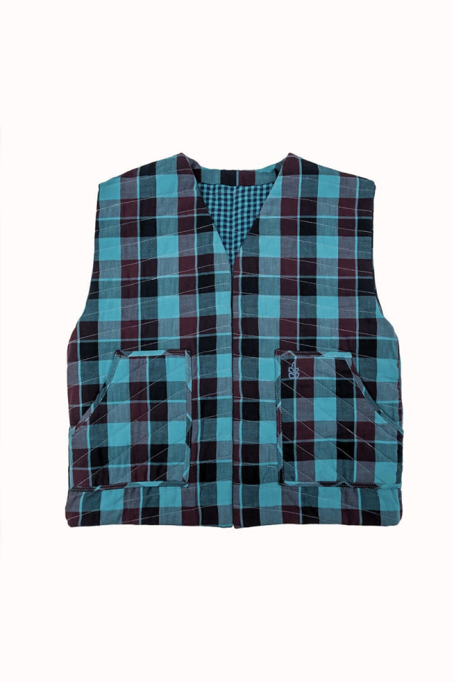 Children’s Emerald Quilted Vest - Vest