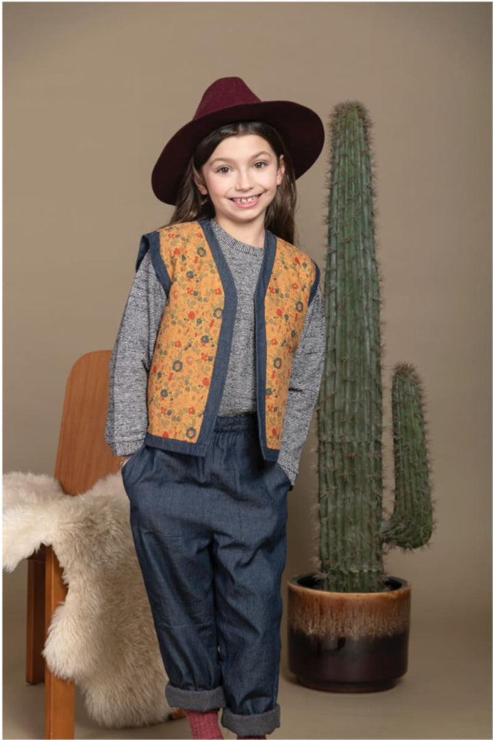 Children’s Jean Vest - Liberty Patch - Vest