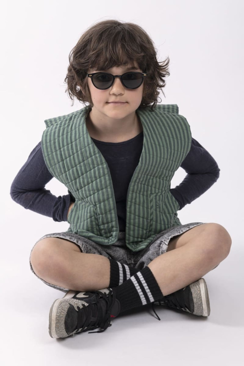 Children’s Patchwork Mint Vest - Vest
