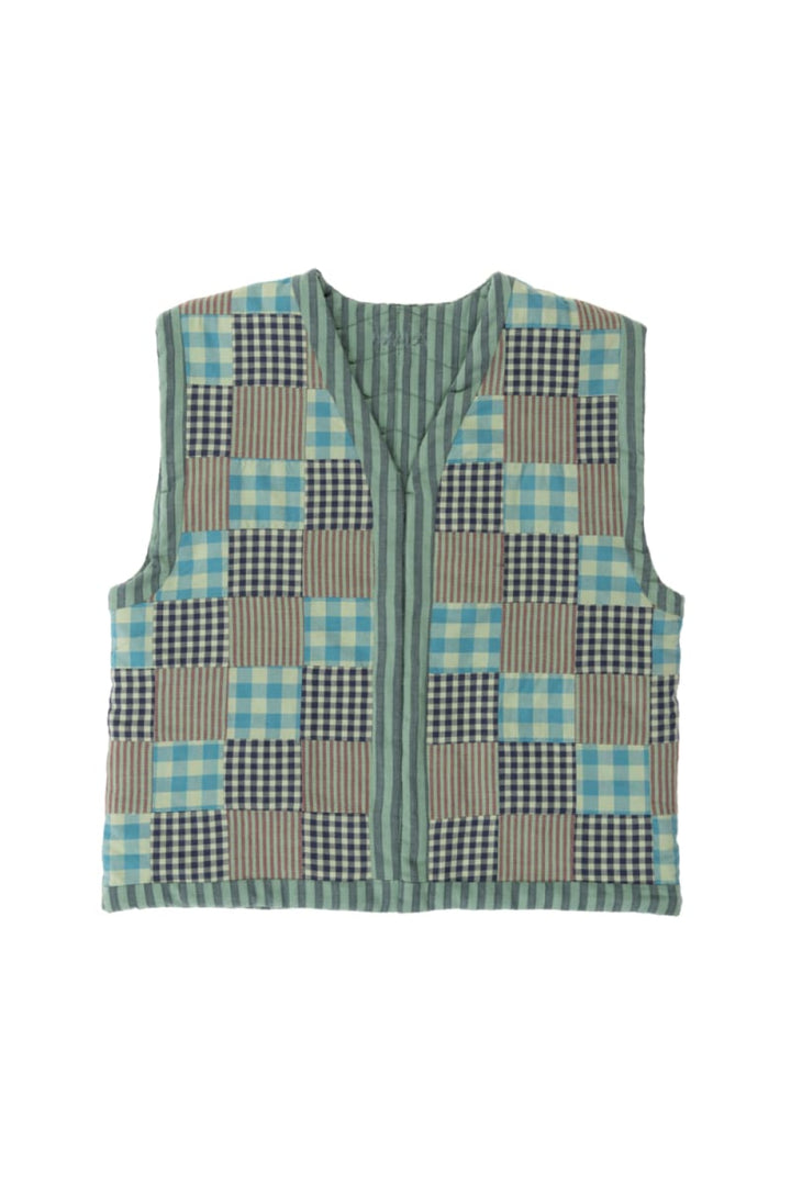 Children’s Patchwork Mint Vest - Vest