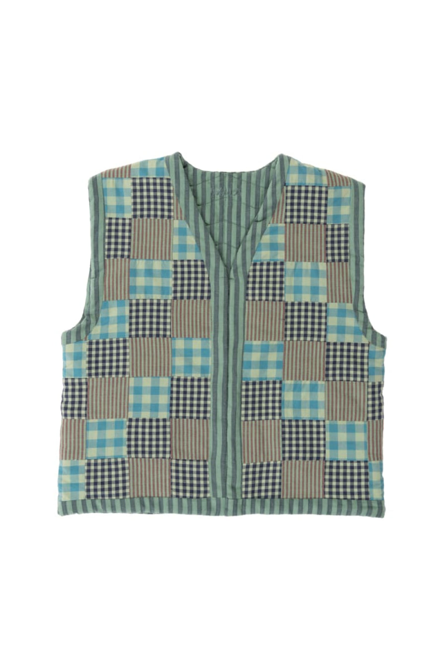 Children’s Patchwork Mint Vest - Vest