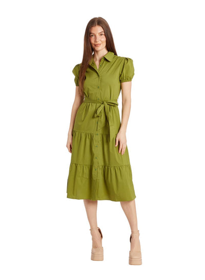 Chloe Dress - Moss - Dresses