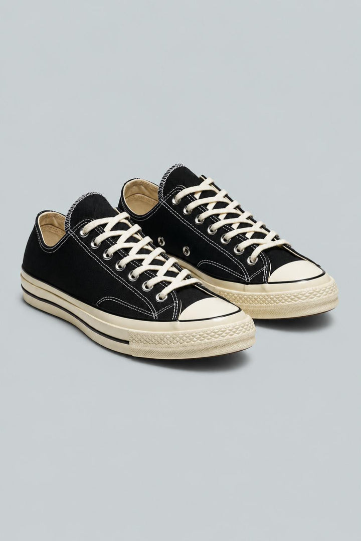 Chuck 70 Low Top Shoes - Black/Egret - M6/W8 - Sneaker