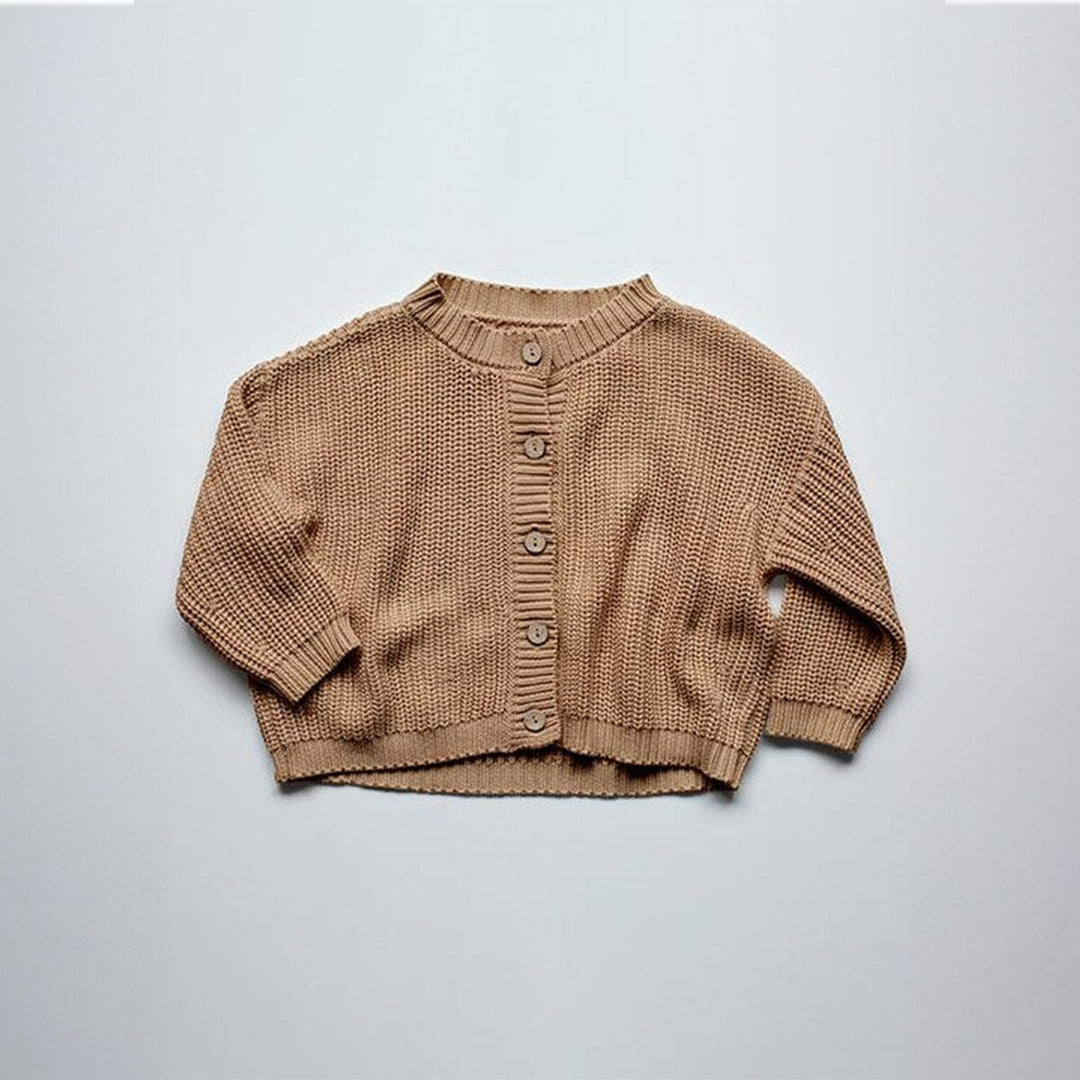 The Chunky Cardigan - Caramel Cardigans The Simple Folk 