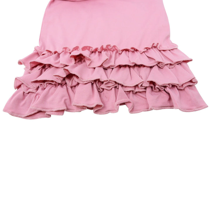 Ruffle Gown - Wild Rose