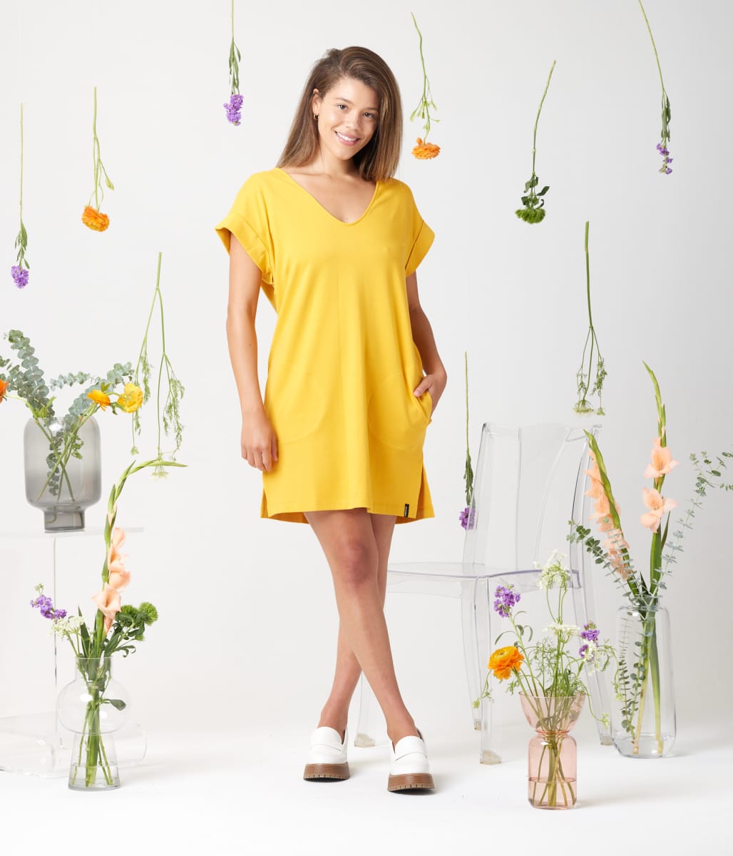 Liberty Dress - Tangerine