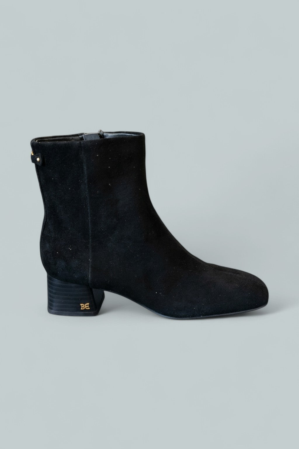 Women's Paige Square Toe Block Heel Ankle Booties - Black