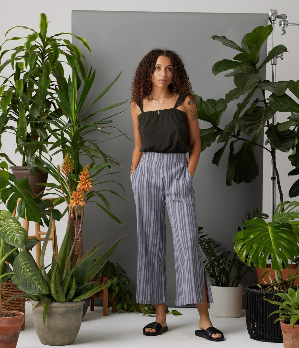 Claire Tank Top - Washed Black - Tank Top