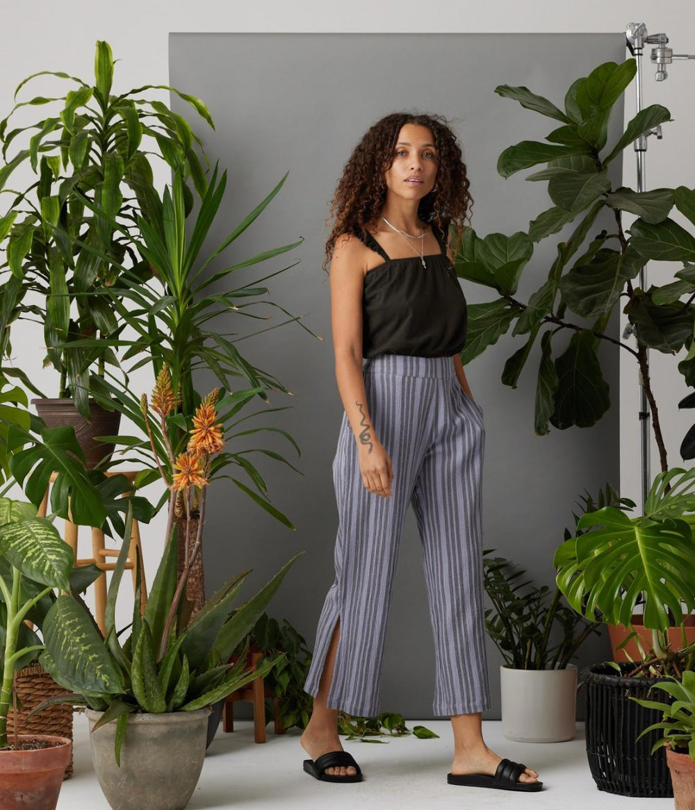 Claire Tank Top - Washed Black - Tank Top