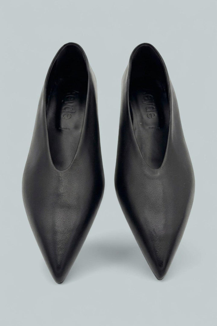 Clara Leather Kitten Heel Pumps - Black - EU 37.5 - Pumps