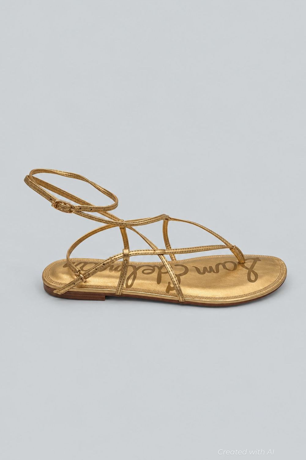Clarra Strappy Sandals - Amber Gold - 9 - Loafers