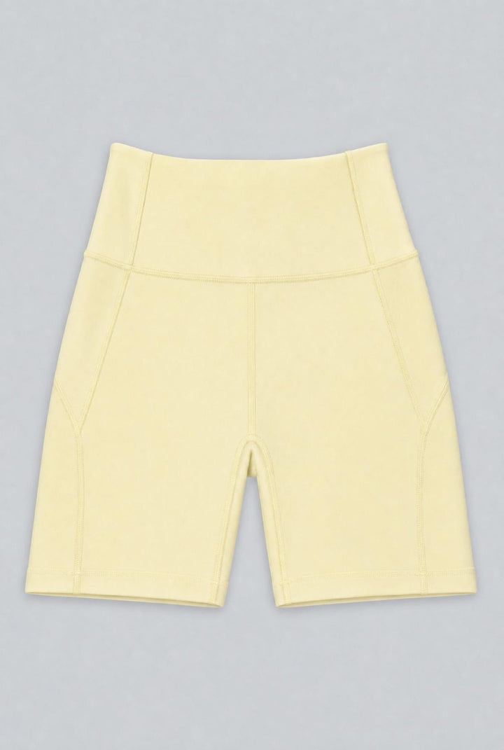 Classic Biker Shorts - Yellow - Shorts