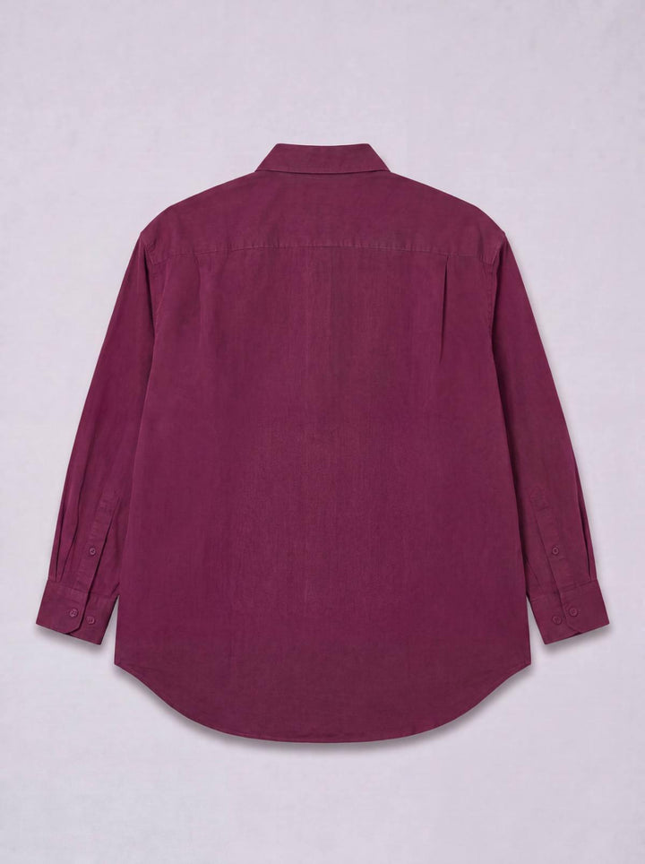 Classic Button Up - Burgundy - Button Down Shirt