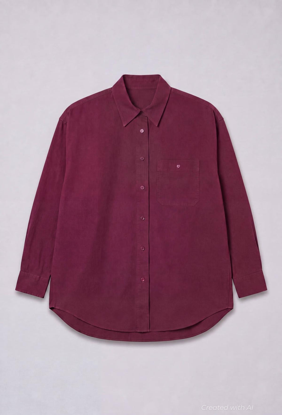 Classic Button Up - Burgundy - Button Down Shirt