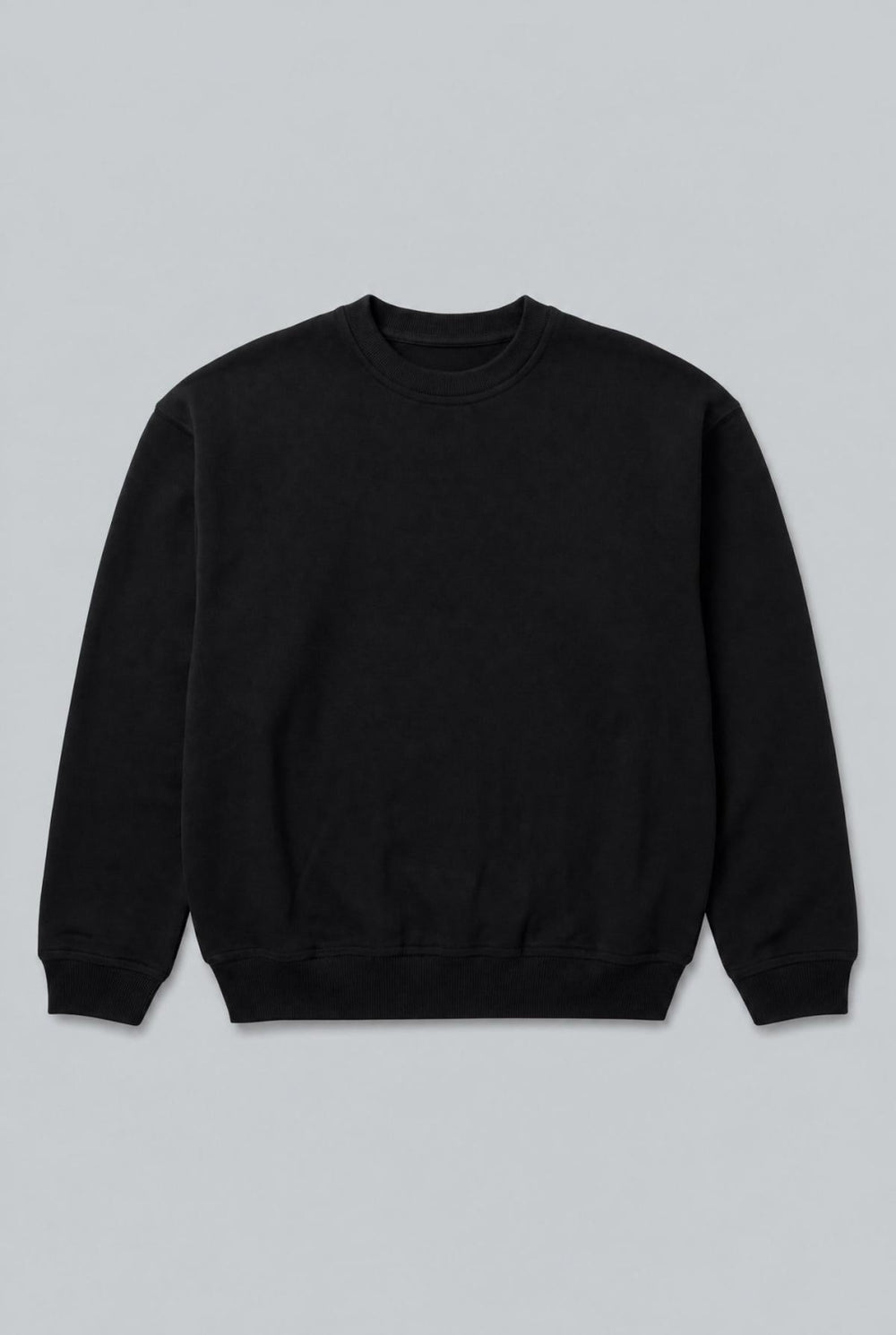 Classic Crew Neck Sweatshirt - Black - Crewneck Sweatshirt