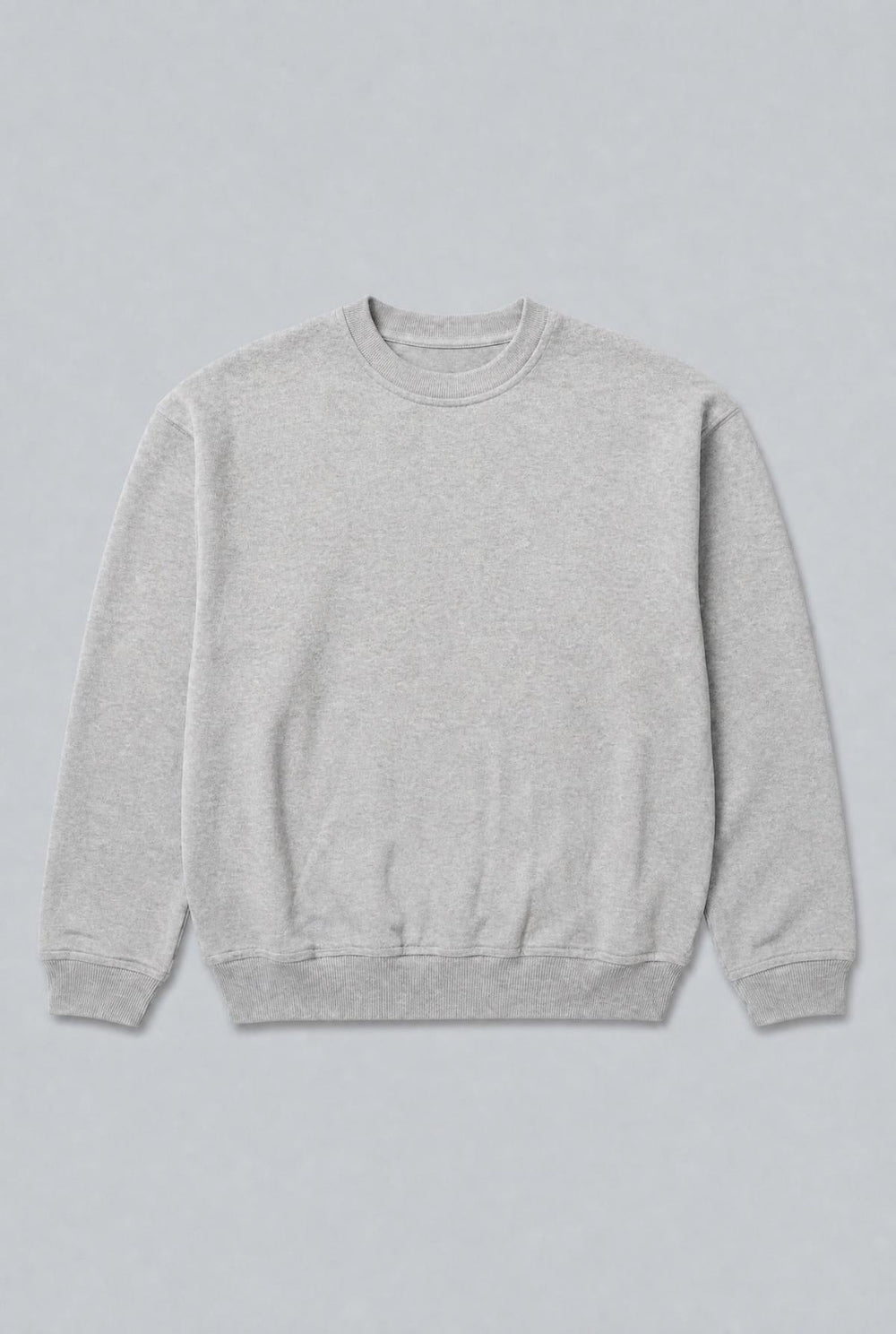 Classic Crew Neck Sweatshirt - Heather Gray - Crewneck Sweatshirt