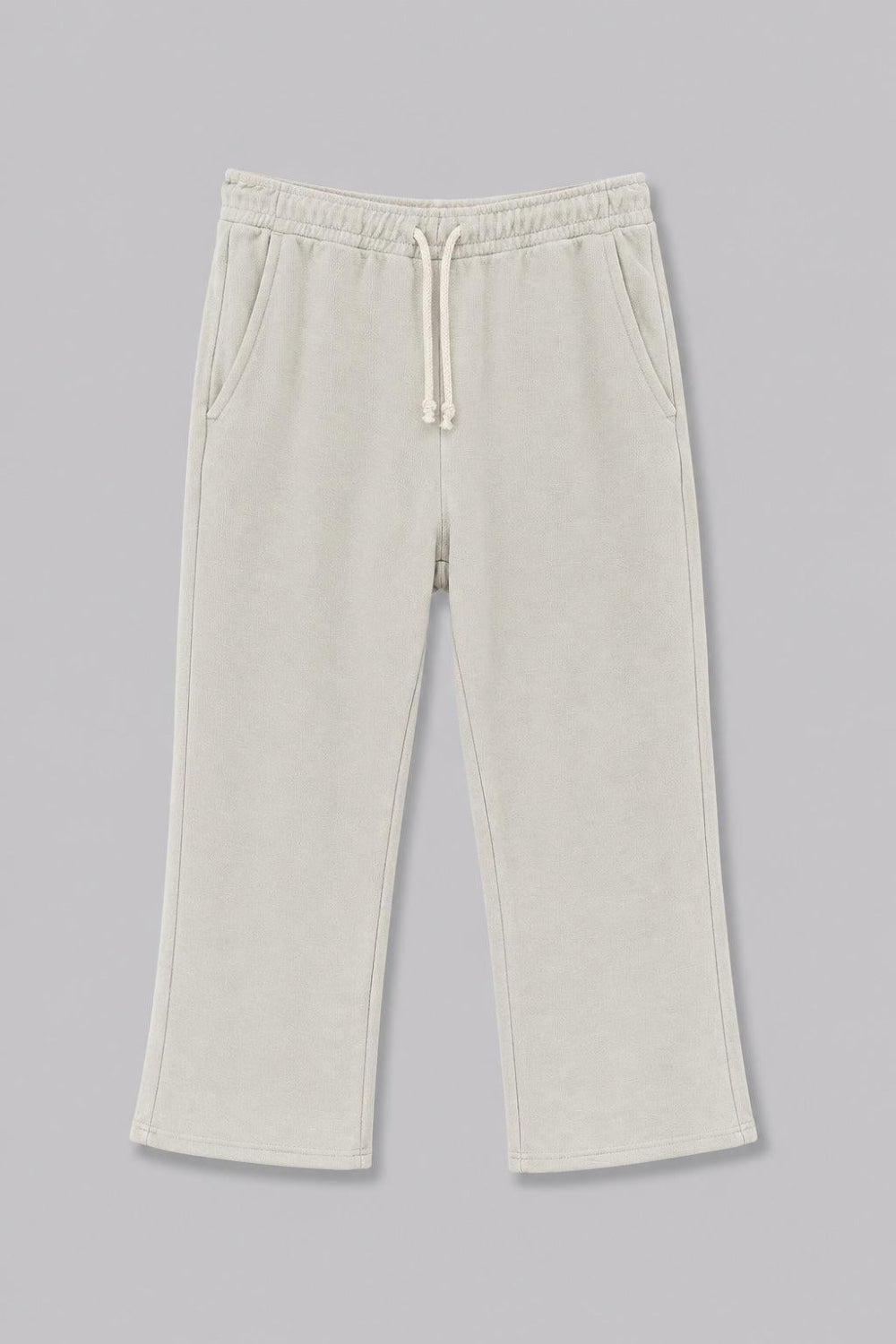 Classic Drawstring Sweatpants - Ivory - Sweatpant