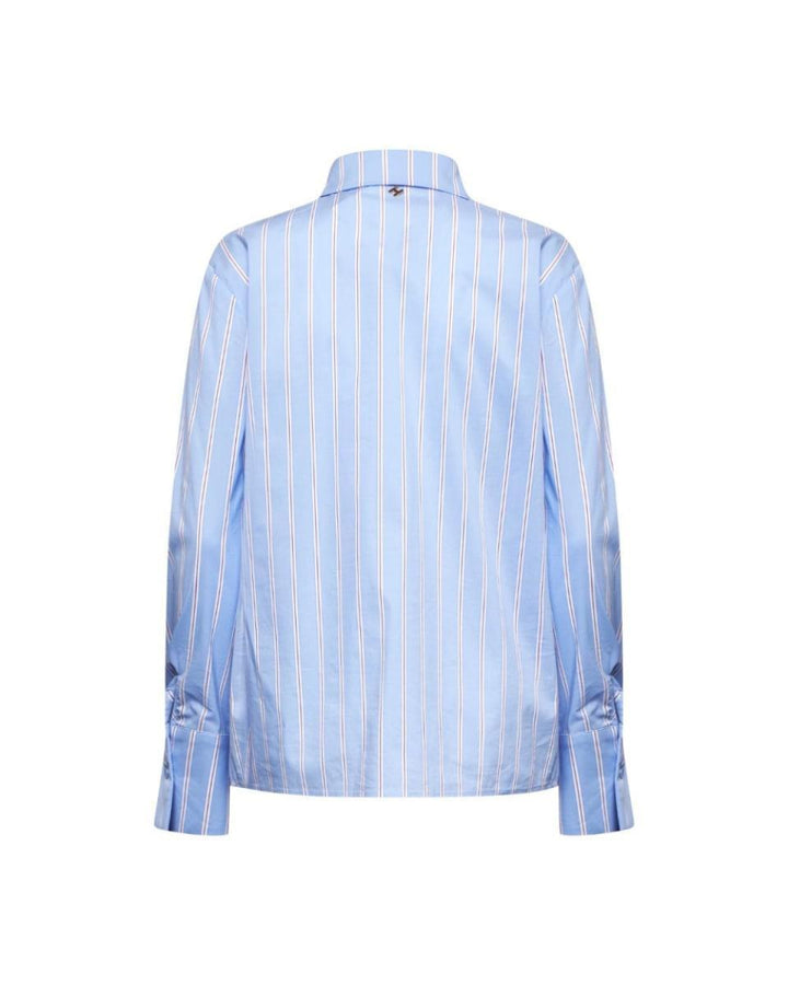 Classic-fit Striped Shirt - Light Blue - Collared Shirt