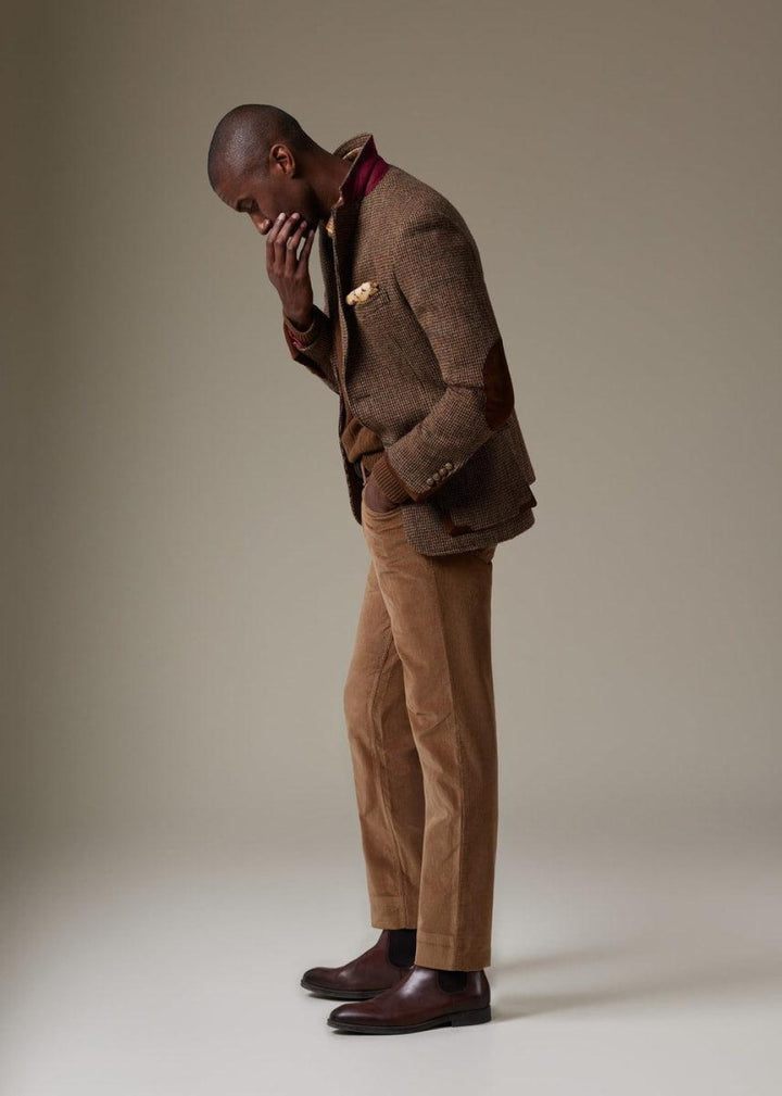 Classic Five-Pocket Corduroy Trouser - Camel - 38 - Trouser
