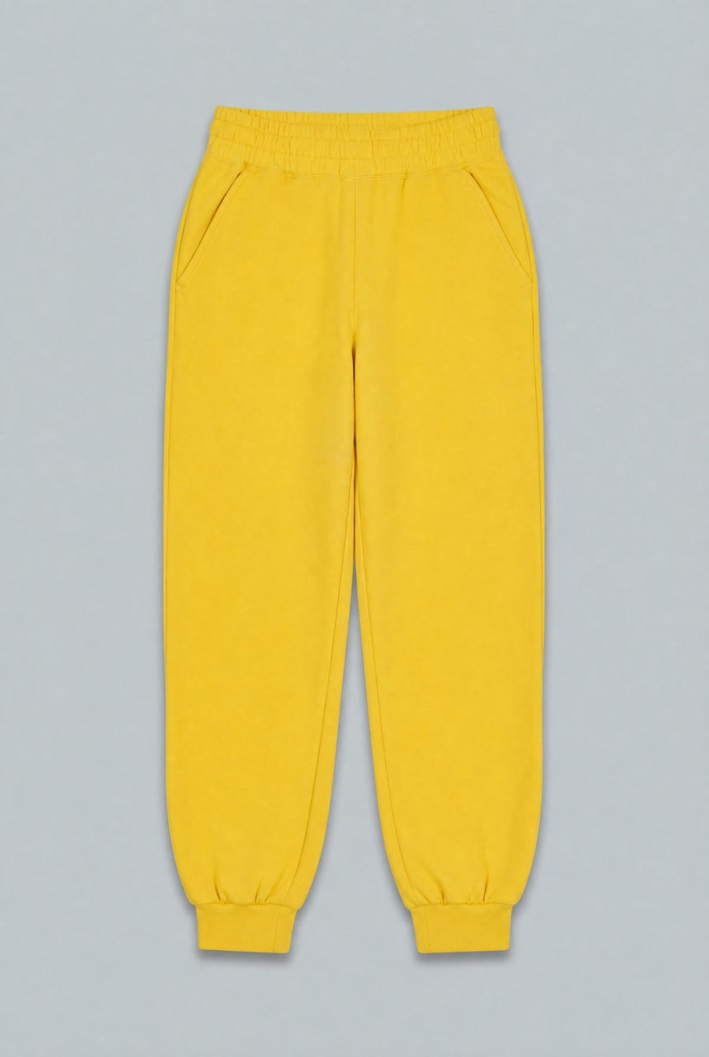 Classic Joggers With Cuffs - Yellow - Joggers