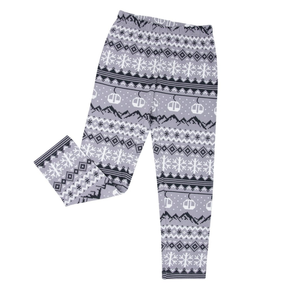 Classic Legging - Fair Isle Charcoal - Leggings