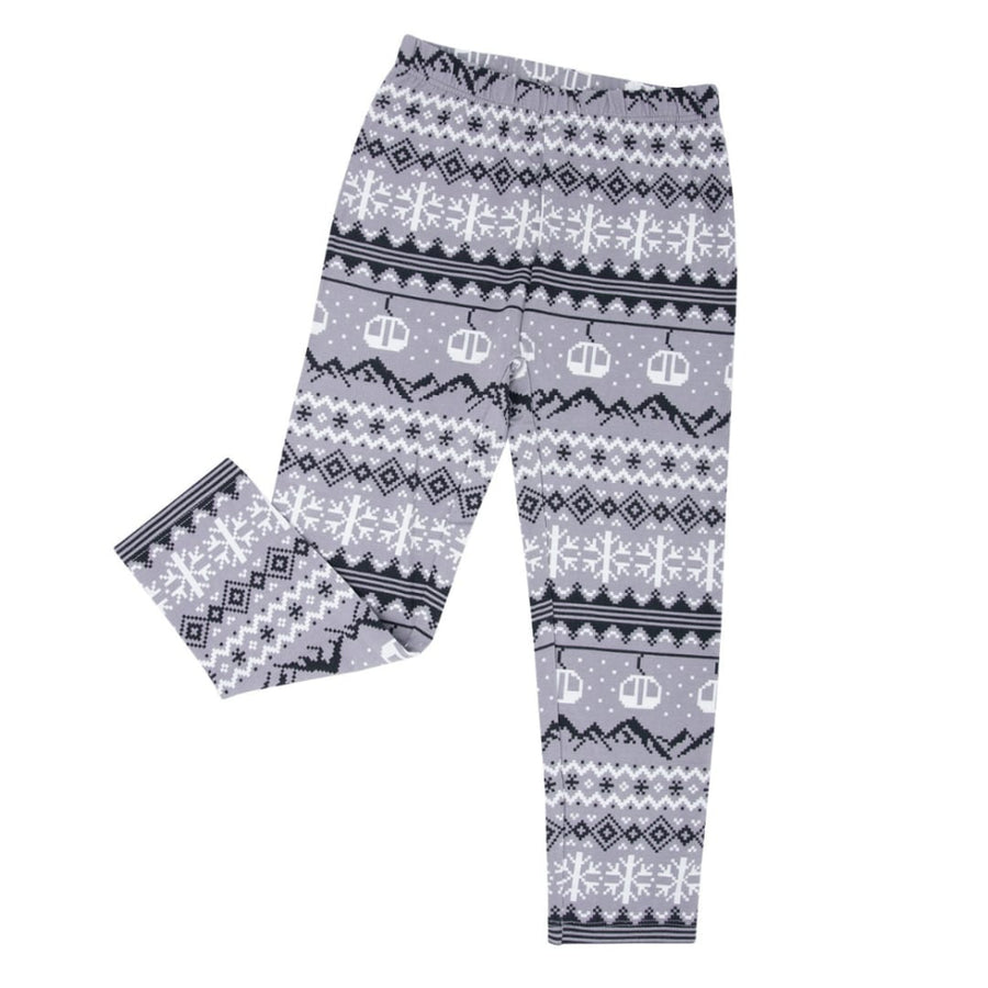 Classic Legging - Fair Isle Charcoal - Leggings