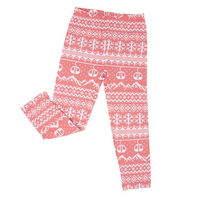 Classic Legging - Fair Isle Pink - Leggings