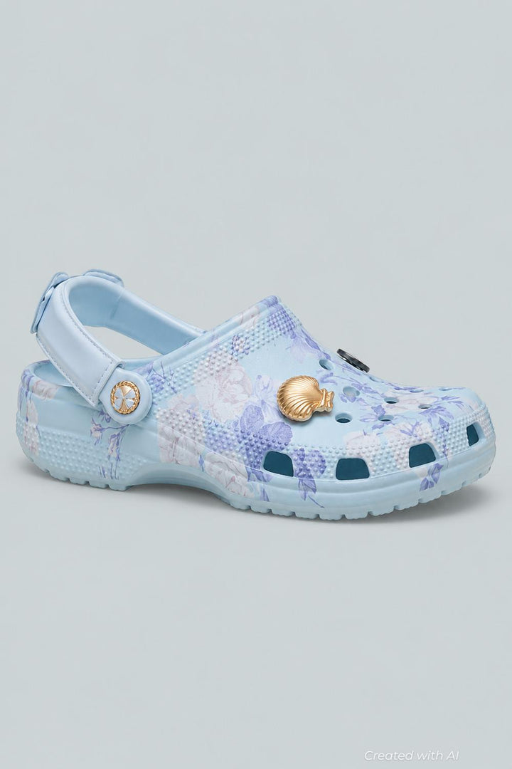 Classic LoveShackFancy Clogs - Mineral Blue - MENS 7 WOMENS 9 MEDIUM - Clog