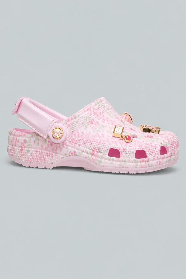 Classic LoveShackFancy Clogs - Pink Milk - 10 - Clog