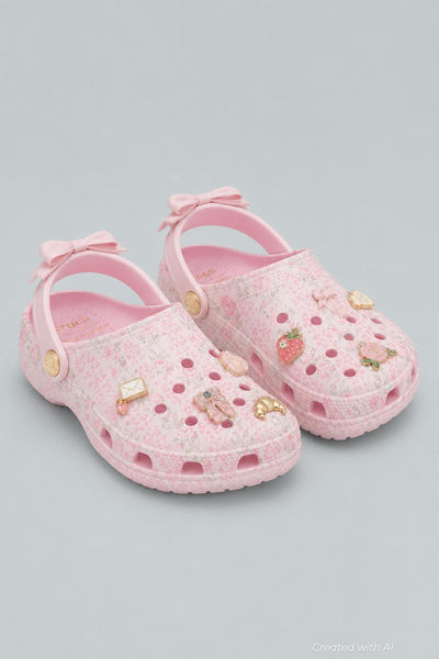 Classic LoveShackFancy Clogs - Pink Milk - 10 - Clog