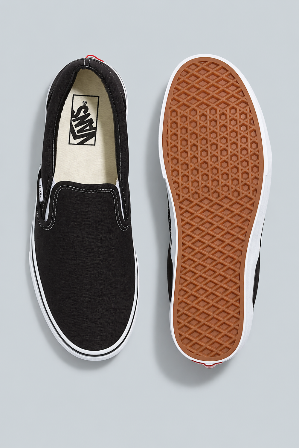Classic Slip-On Shoes - Black - M7/W8.5 - Loafers