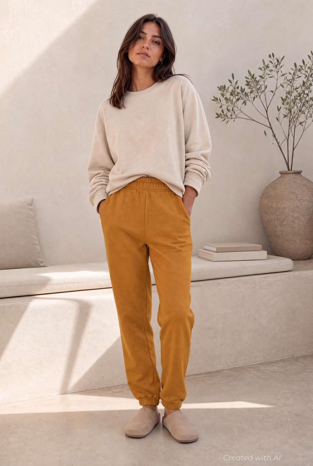 Classic Sweatpants - Apricot - Sweatpant